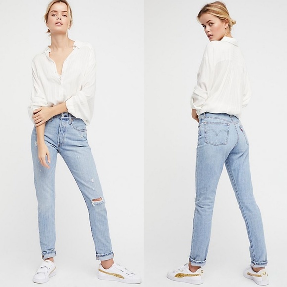 SOLD!! NWT Levi's 501 Skinny High Rise Raw Denim - Picture 2 of 6